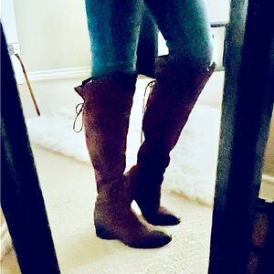 Born Suede over the knee boots size 8.5